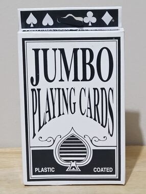 *5 for $20* Jumbo Playing Cards - Plastic Coated